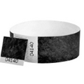 Tyvek 1" Voucher / Tear Off Wristband - Black